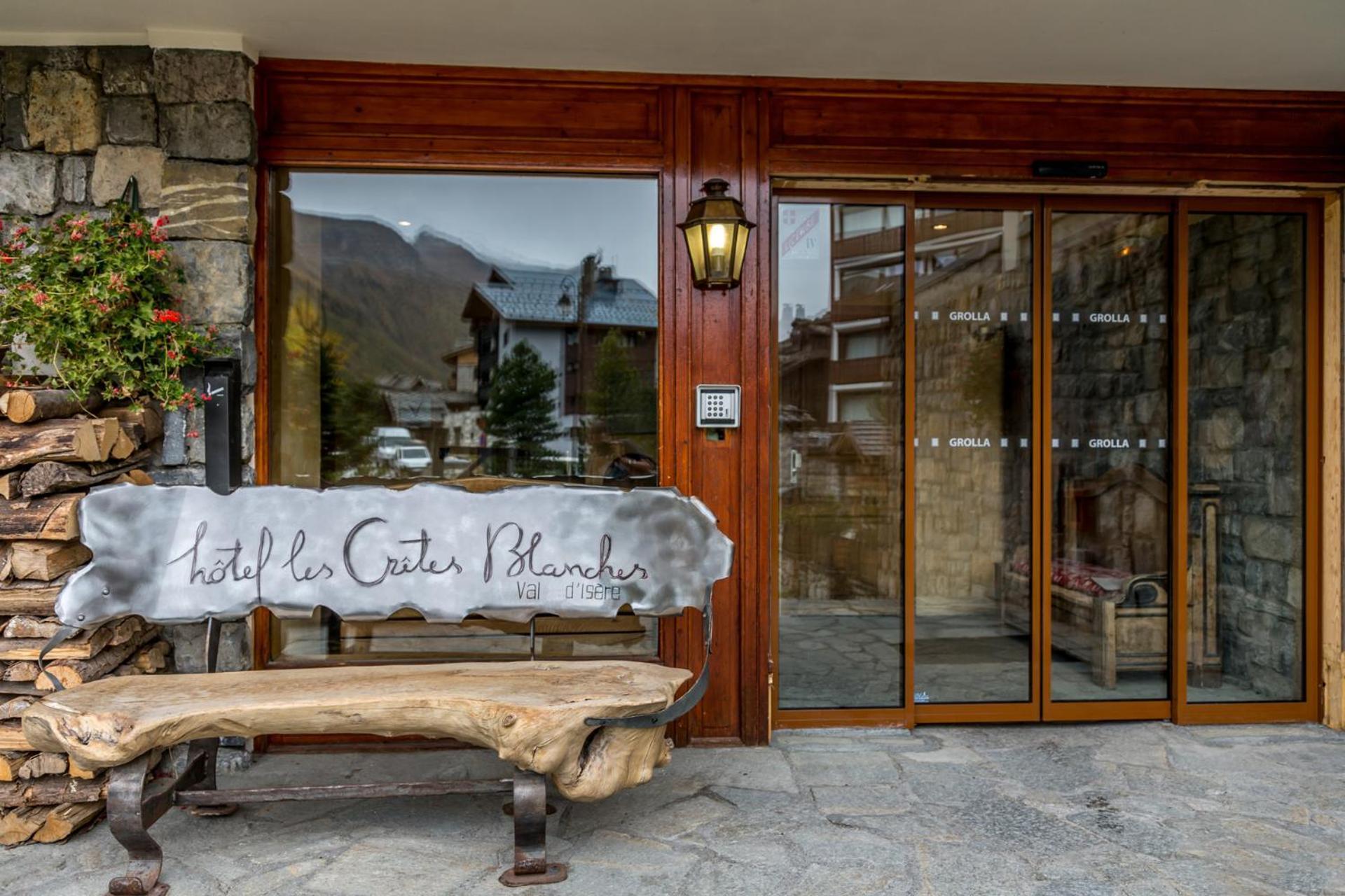 Les Cretes Blanches Hotell Val-dʼIsère Exteriör bild