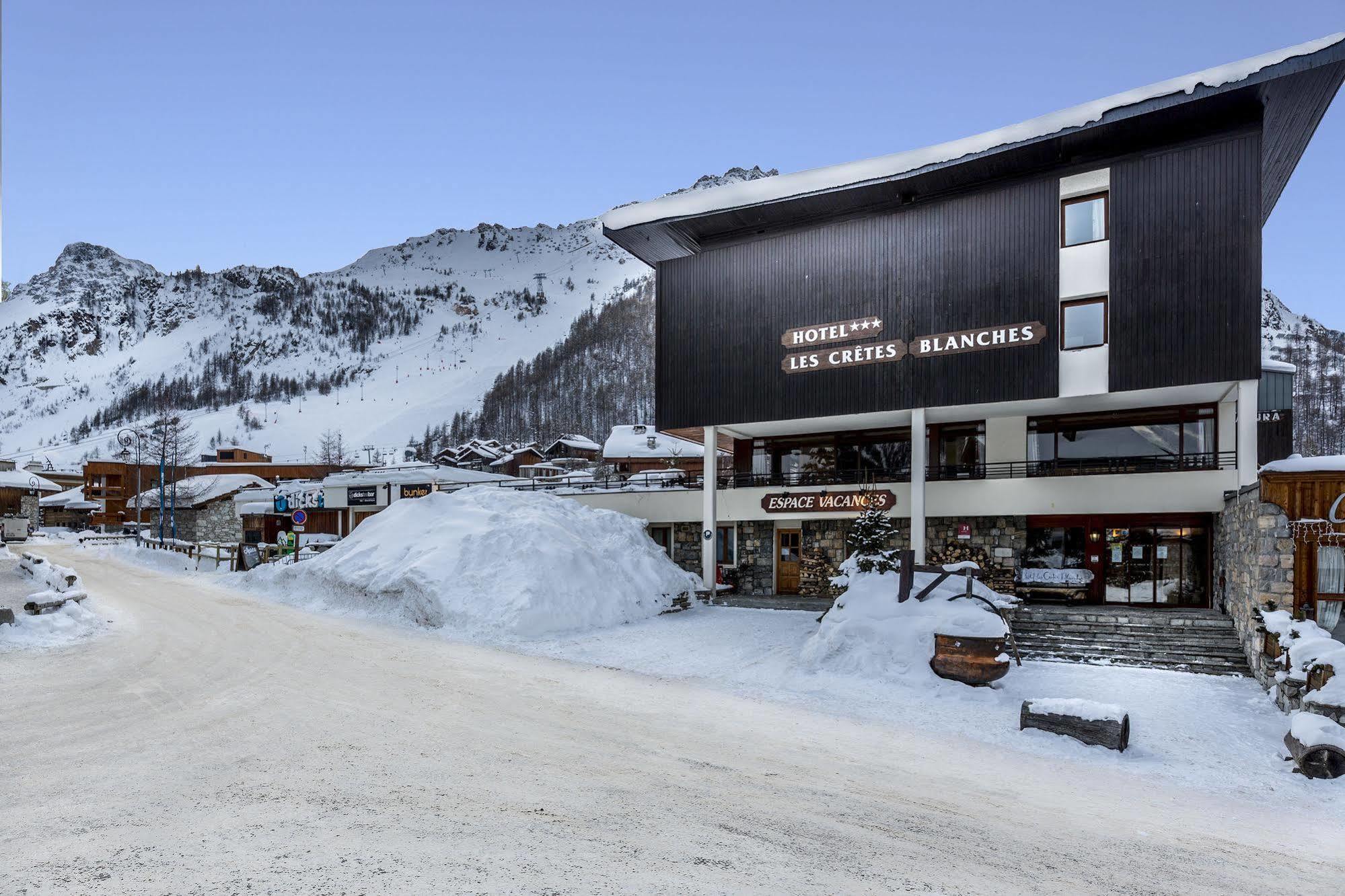 Les Cretes Blanches Hotell Val-dʼIsère Exteriör bild